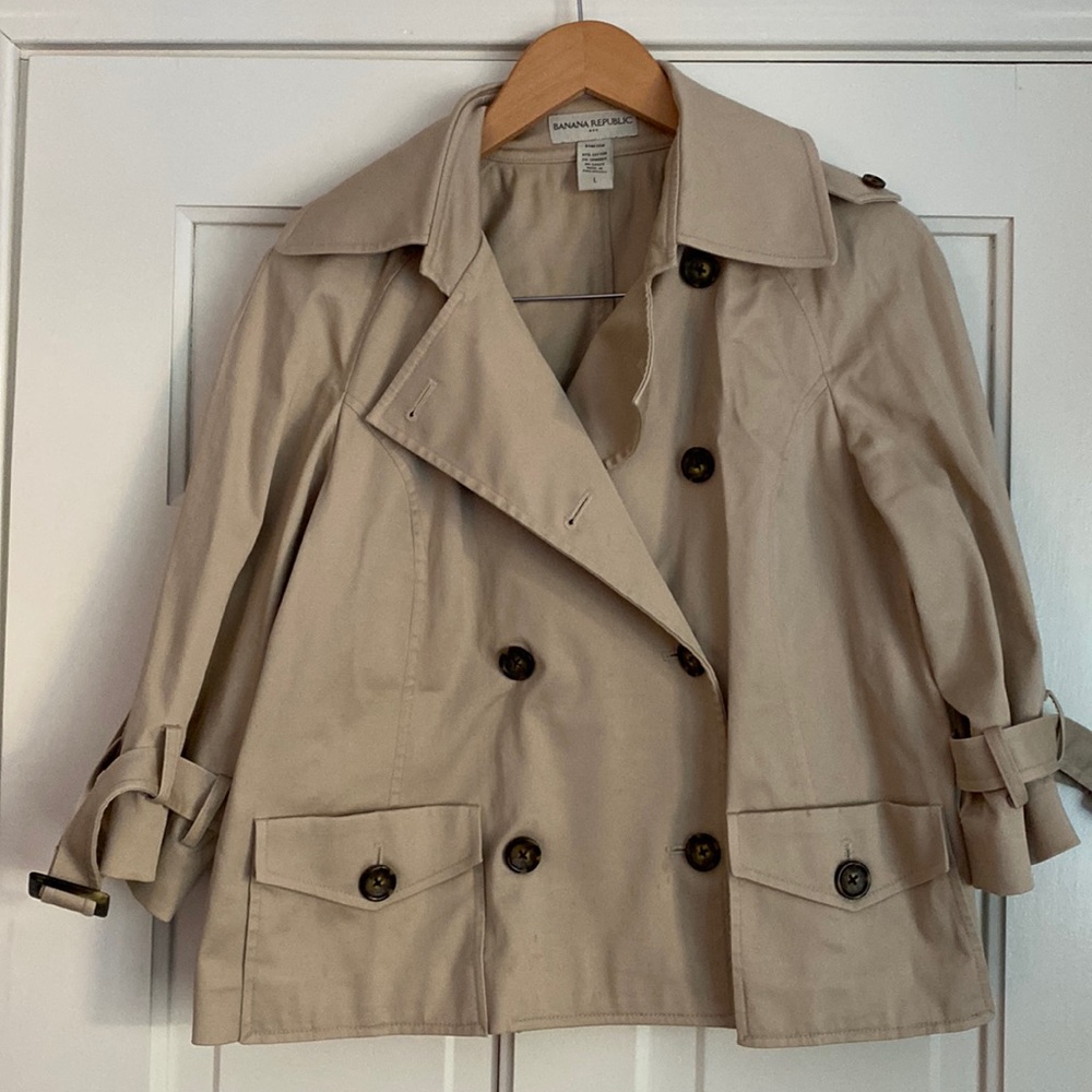 Banana Republic mini trench coat